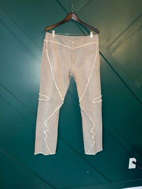 Marithe Francois Girbaud Light Gray Denim Detail Vintage